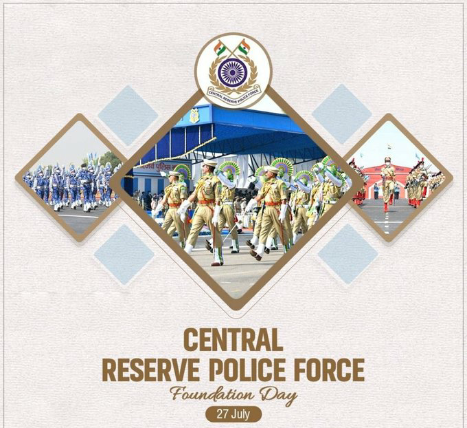 Greetings to all Courageous Central Reserve Police Force Personnel on 87th CRPF Raising Day.

ALL GAVE SOME,
         SOME GAVE ALL!

<a href="/crpfindia/">🇮🇳CRPF🇮🇳</a>
#CRPFRaisingDay 
#CRPFFoundationDay