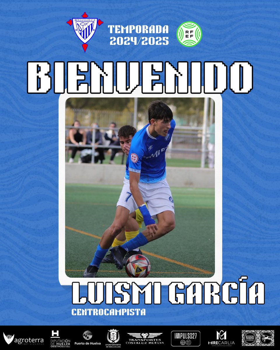 bollulloscf1933's tweet photo. 📌 𝐂𝐎𝐌𝐔𝐍𝐈𝐂𝐀𝐃𝐎 𝐎𝐅𝐈𝐂𝐈𝐀𝐋 | 𝐅𝐈𝐂𝐇𝐀𝐉𝐄

Luismi García se incorpora al #BollullosCF. Llega procedente del Juvenil de #DH del Xerez DFC.

Sus padres son de #BollullosParDelCondado por lo que el 🔵⚪️ le van a sentar de maravilla. 

¡Bienvenido! 💙

#VamosMiBollullos https://t.co/1lkdEoOtLK