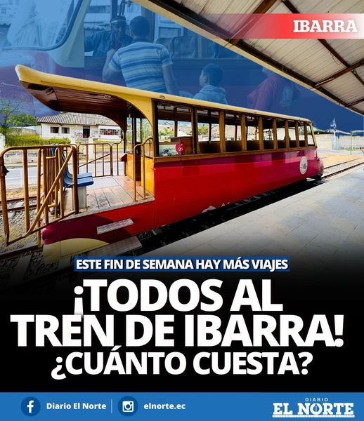 elnorteadiario's tweet photo. #Ibarra | Este fin de semana, las familias podrán disfrutar de  un viaje en tren desde la estación del Obelisco, en Ibarra, hasta la estación. https://t.co/3xphyxeqW3
#tren #autoferro https://t.co/BMhfgJ9x0V