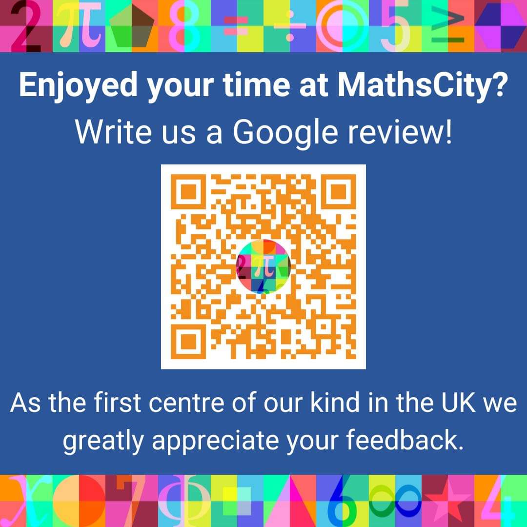 MathsCityLeeds's tweet image. Enjoyed your time at MathsCity?

We greatly appreciate all feedback and love to pass on any positive reviews to our amazing body of MathsCity enablers! 

Write a Google review today at: g.page/r/CfdEqUz0Diiq…

#MathsCity #MathsWorldUK #Leeds #Yorkshire #maths