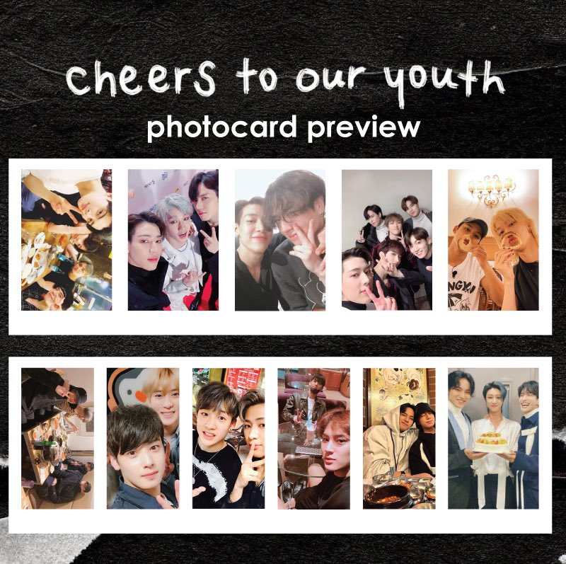 torontoahgases's tweet photo. We had so much trouble choosing that we ended up with 20 photocards! Selfie photocards will only be available for those who donated / lucky draw prizes. Group / duo pcs will be given out with donation packages and drink purchases on the day of the cupsleeve. 

#CheersToOurYouth https://t.co/ouzuFq9pmV