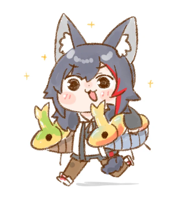 #ホロARKFA#みおーん絵 