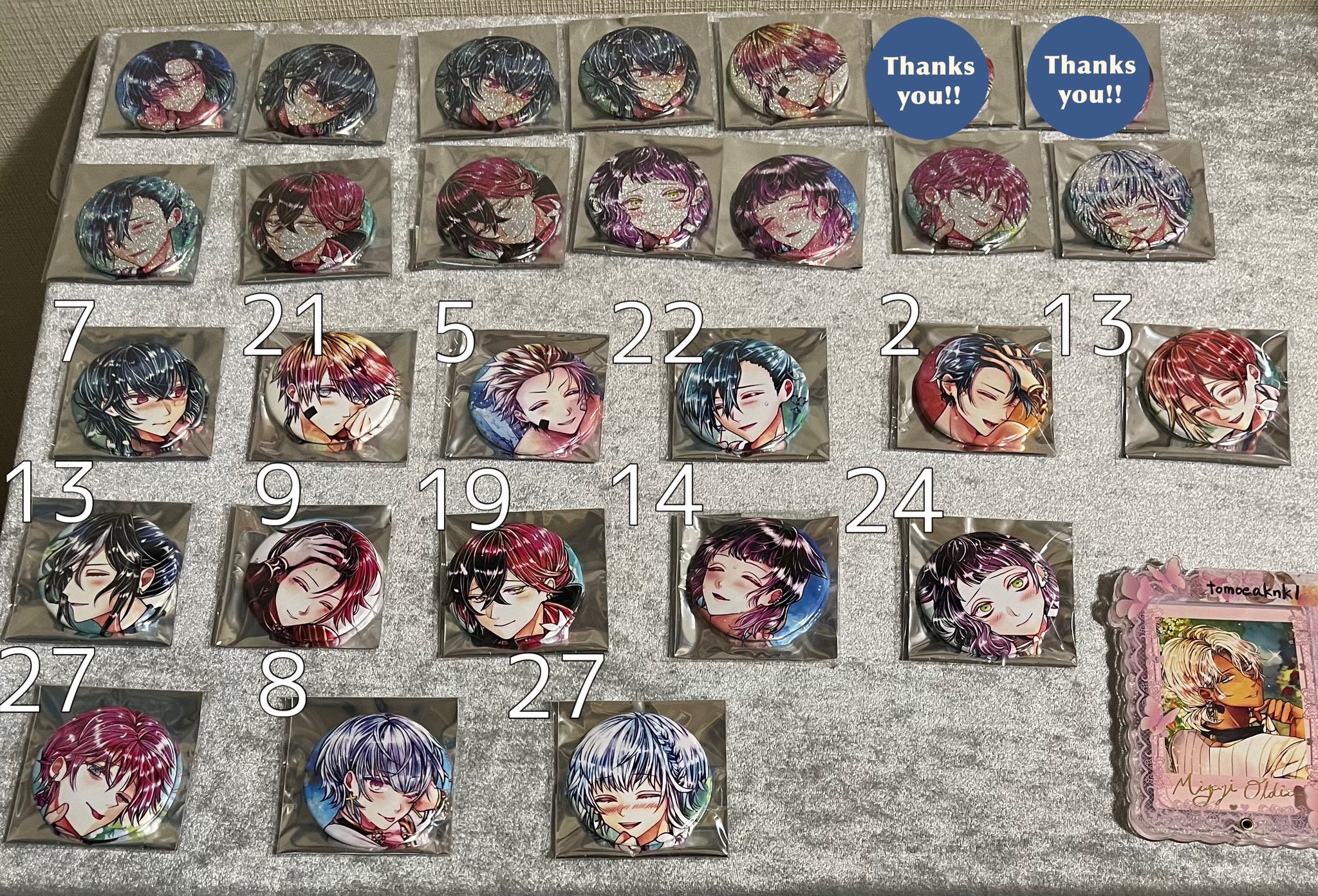 あくねこ Vol.14 缶バッジ バト缶 ボスキ あくねこ ボスキ 缶バッジ