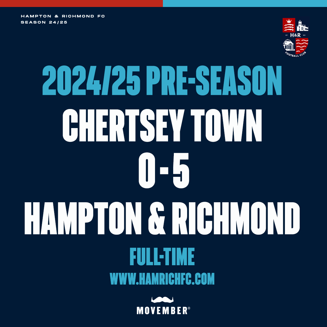 ⚽️ Goals from James Roberts, Jerry Wiltshire, Alex Wall, Archy Taylor and Bunmi Babajide secure a strong win for the Beavers

👀 Attention turns to our home game against Barnet on Tuesday

🎟️ app.fanbaseclub.com/Fan/Tickets/Se…

#HAMRICHFC 🔴🔵