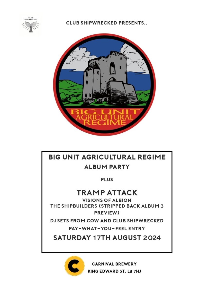 Tom BUARroll (@plantfoot) on Twitter photo This is now a mere three weeks hence. An afternoon/evening of high drama, mirth, the purest distillation of ROCK this side of Sir James of Nail (she's not lying, in this instance).
BUAR
<a href="/Trampattack1/">Tramp Attack</a>
<a href="/VisionsofAlbion/">Visions of Albion</a>
<a href="/TheShipbuilders/">The Shipbuilders</a>
<a href="/carnivalbrewing/">Liverpool Craft Beer Merchants</a> This is now a mere three weeks hence. An afternoon/evening of high drama, mirth, the purest distillation of ROCK this side of Sir James of Nail (she's not lying, in this instance).
BUAR
<a href="/Trampattack1/">Tramp Attack</a>
<a href="/VisionsofAlbion/">Visions of Albion</a>
<a href="/TheShipbuilders/">The Shipbuilders</a>
<a href="/carnivalbrewing/">Liverpool Craft Beer Merchants</a>