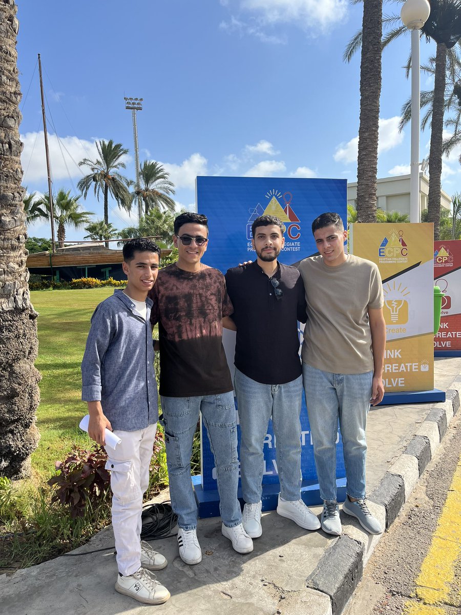 Gamal08002717's tweet image. I am happy with this wonderful team to participate in the #ECPC competition. It was a very great experience, and I wish God Almighty success in what comes next🤩