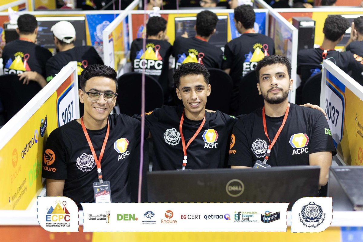 Gamal08002717's tweet image. I am happy with this wonderful team to participate in the #ECPC competition. It was a very great experience, and I wish God Almighty success in what comes next🤩