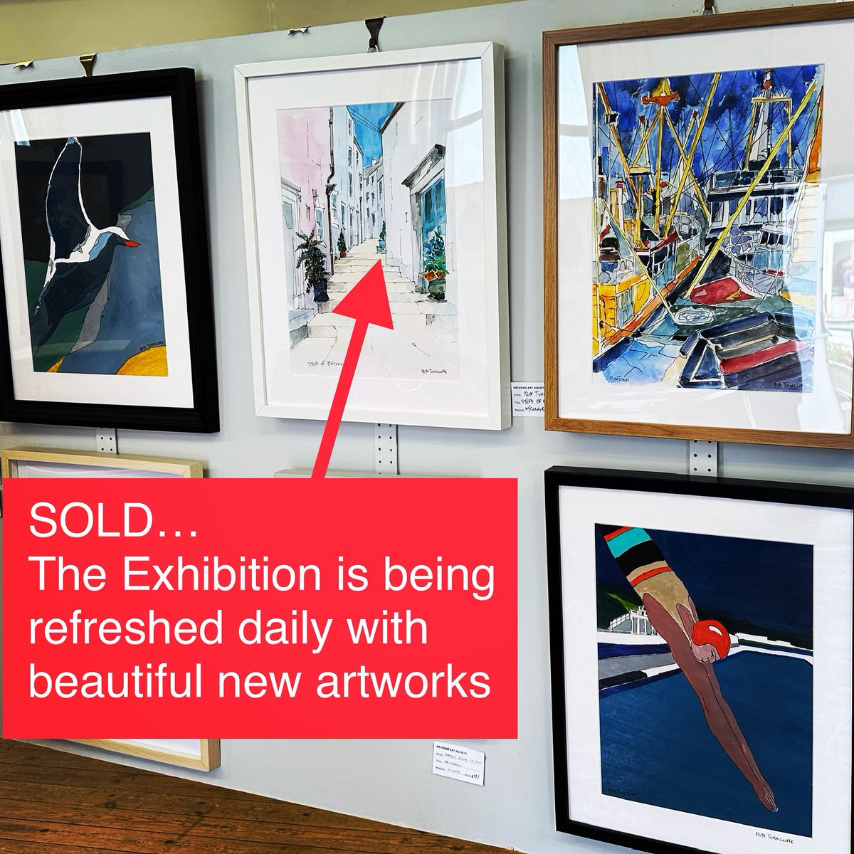 Brixham (@brixham) on Twitter photo #picoftheday SOLD The Exhibition is being refreshed daily with beautiful new artworks! Open from 10am daily until Monday 5 August! #picoftheday SOLD The Exhibition is being refreshed daily with beautiful new artworks! Open from 10am daily until Monday 5 August!