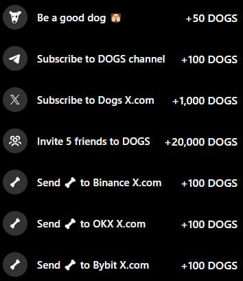 Anh em ai chưa vào claim $DOGS thì claim đi nhé 3 ngày nữa list sàn Gate rồi

1- Token $DOGS unlock 100% tương tự $NOT
2- Token dành cho Communty 
3- Cung limit không lạm phát  
4- Launch trên Ton Blockchain

Khả năng sẽ được ít nước mưa: 
t.me/dogshouse_bot/…