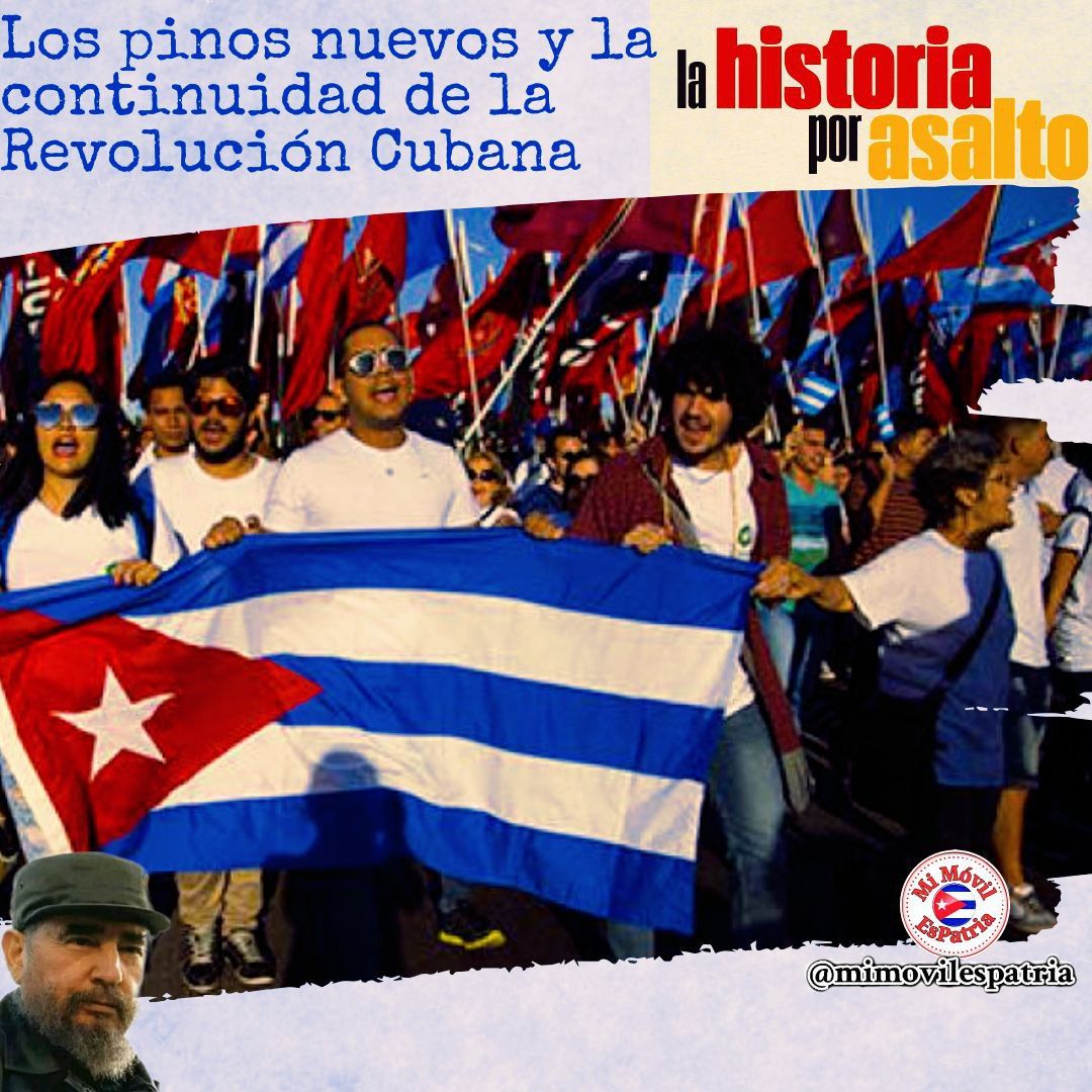 La Generación Histórica va cediendo su lugar a los “pinos nuevos” con tranquilidad y serena confianza, basados en la preparación y capacidad demostradas de mantener en alto las banderas de la Revolución y el Socialismo.
#LaHistoriaPorAsalto 
#MiMóvilEsPatria