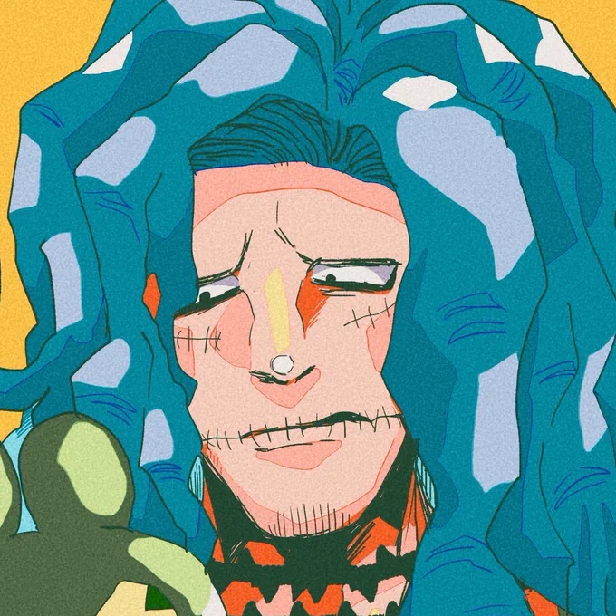 ボン太の推しカプの受け男の髪型ほぼ一致で草 