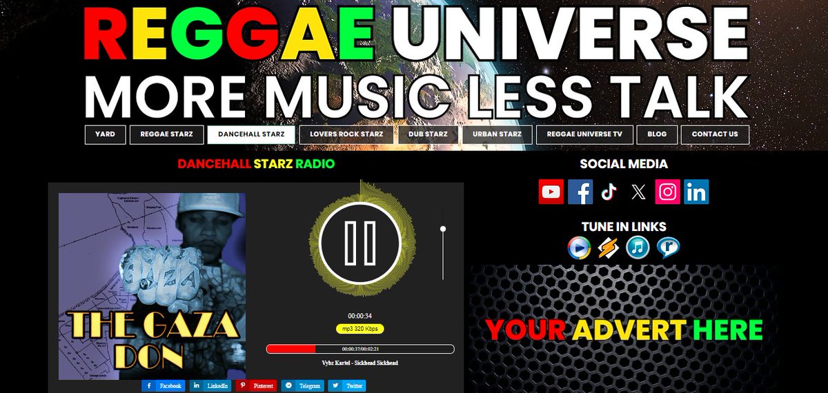 SaveDancehall's tweet photo. Dancehall Starz Radio
🔊Playing⏯Vybz Kartel-Sickhead Sickhead@ https://t.co/fkC8qDEoFV @reggaeunivrse @reggaeunrecords @reggaeunivrsetv #trap #Reggae #soca #dancehall #loversrock #afrobeat #Dub #Jamaica #Music #ReggaeUniverse🌍#radio #BelgianGP #Paris2024 #TeamJamaica #azata https://t.co/8pyzbkRI00
