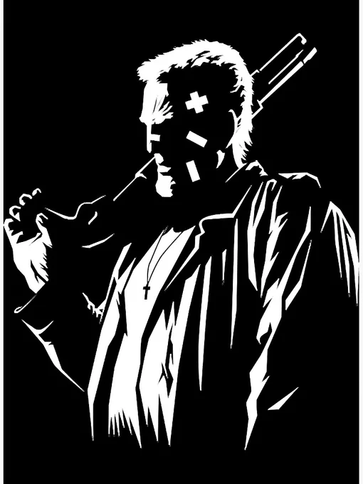 "if he'd been born a couple of thousand years ago. He'd be right at home on some ancient battlefield, swinging an ax into somebody's face. Or in a roman arena, taking a sword to other gladiators like him."

"They'd have tossed him girls like Nancy, back then." #SinCity 