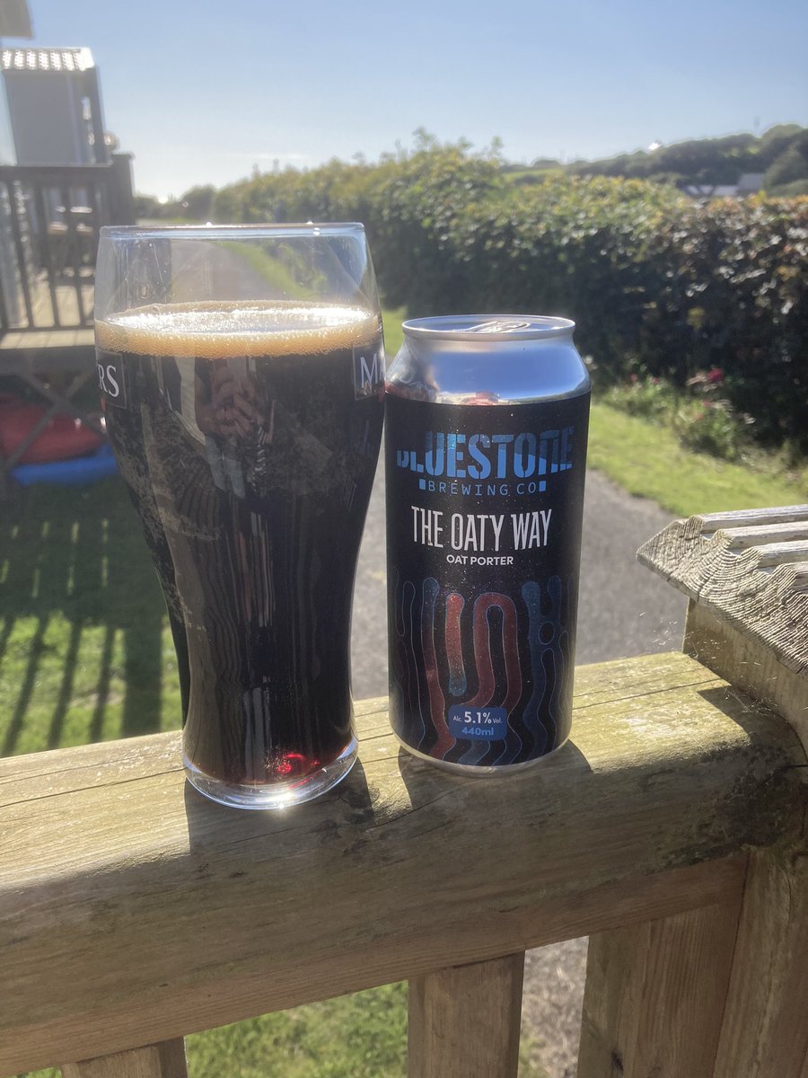 Aaand relax 😎🍻 cheers <a href="/BluestoneAles/">Bluestone Brewing Co</a> #Topbeer #porter #Wales
