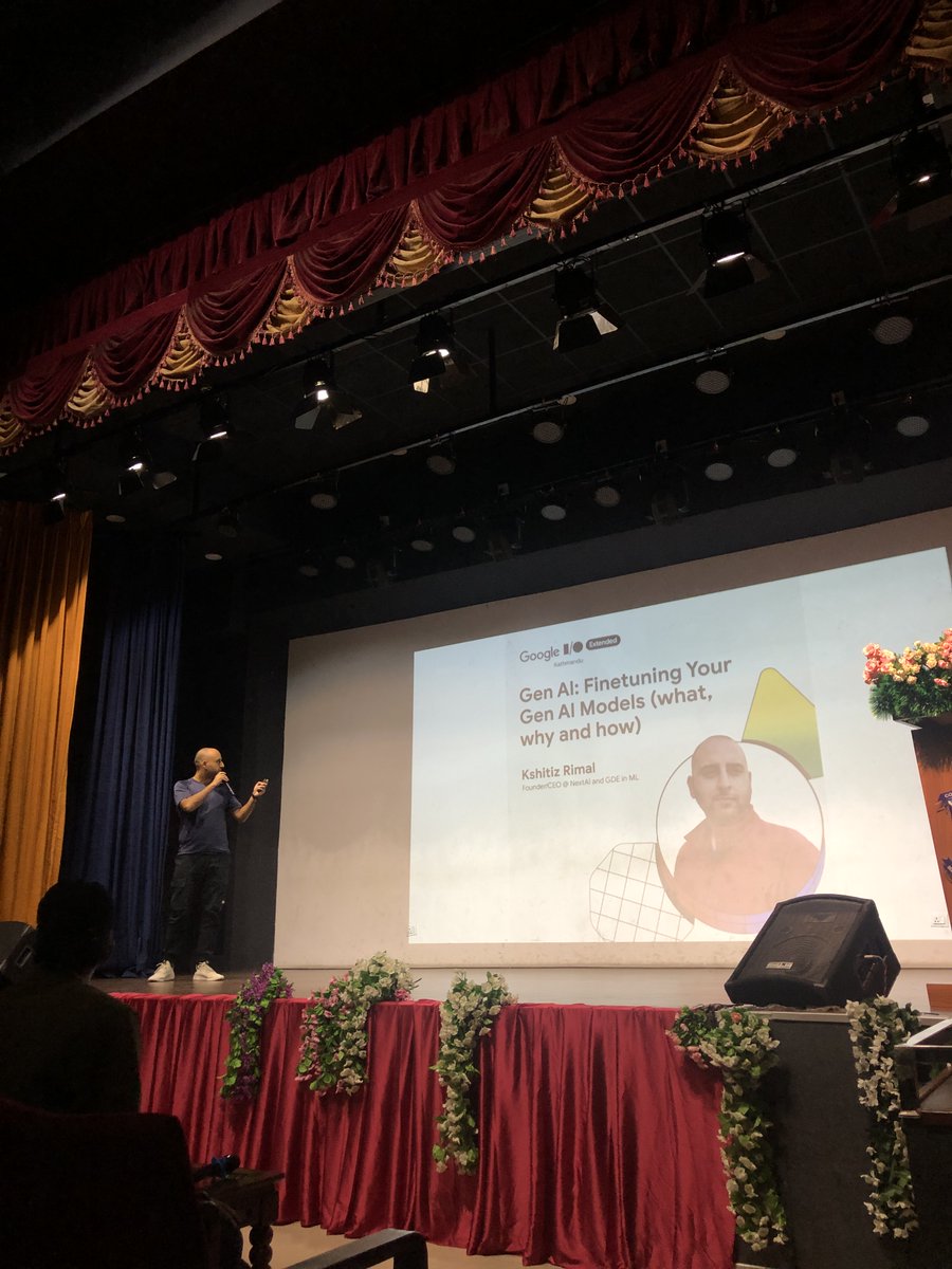 Prajwal2816794's tweet photo. #LSPPDay57 
Great session at Google I/O extended Kathmandu. 
I got the opportunity to interact with different people and learned about Gen AI, prompt engineering, and, network security, other AI advancements, &amp; many more.
 #LearningWithLeapfrog
@lftechnology #60DaysOfLearning2024 https://t.co/lHVTbYEikY