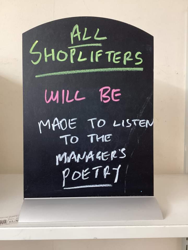 Well that ought to stop them.