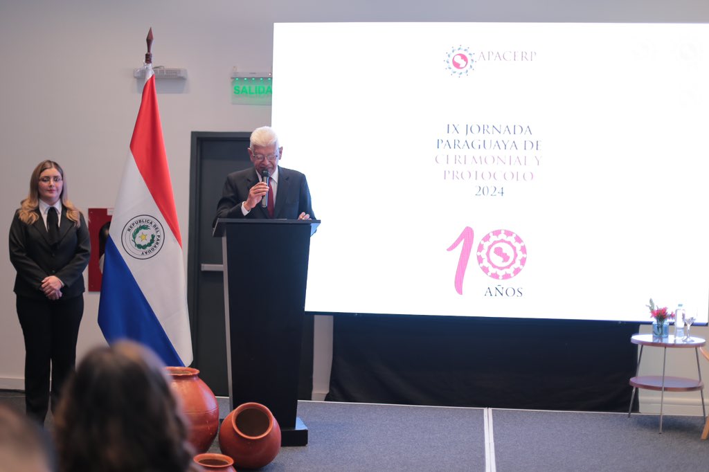 apacerppy's tweet image. ¿ Ya te sumaste a la IX Jornada Paraguaya de Ceremonial y Protocolo de la #APACERP ? 

Te esperamos en el hotel @dazzler