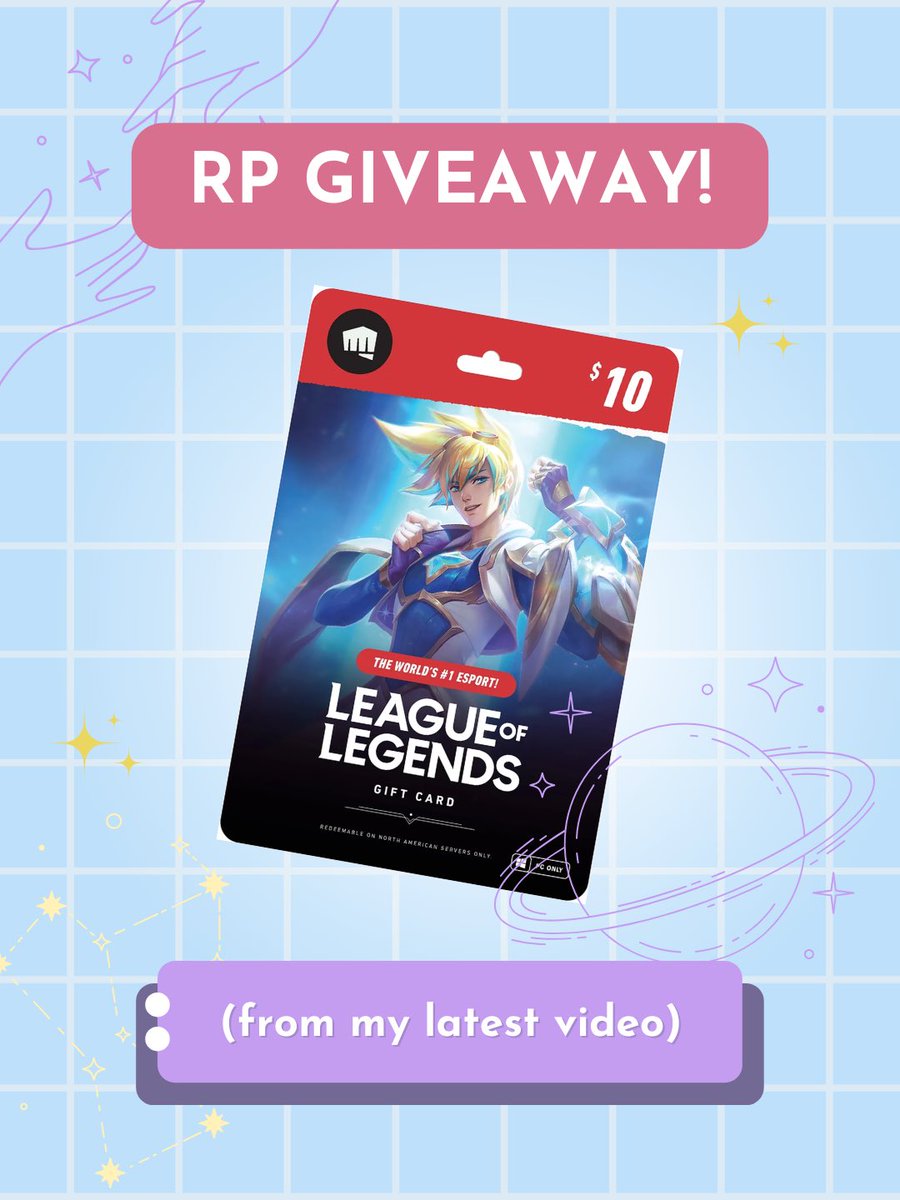BabyyBaconator's tweet photo. $10 RP GIVEAWAY 🎁💝

How To Enter:
🩵 Like and Retweet this post
👤 Be following @BabyyBaconator 

NA only. Winner will be messaged on August 10th and must claim within 24h. GLHF! 🎀 https://t.co/uOYLgMH88q