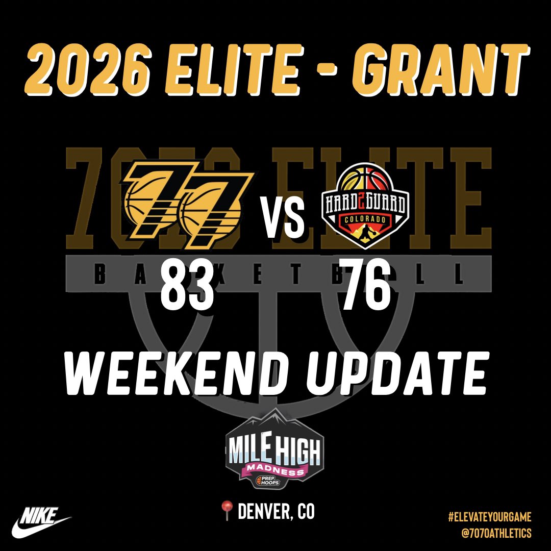 Weekend Update from <a href="/PHCircuit/">Prep Hoops Circuit 🏀</a> #PHMileHighMadness‼️

#ElevateYourGame | #WeComin | #LoyalToTheSprings