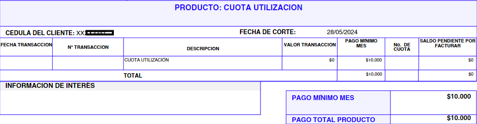 gelasmo's tweet photo. @CreditofCodensa cobra $10.000 mensuales después de dos años de haber cancelado la totalida de la deuda. Lo llaman "cuota utilización". Obligan al cliente a usar la tarjeta, de lo contrario empiezan a generar un cobro inaudito. @SFCsupervisor https://t.co/cxUsmZAKcZ