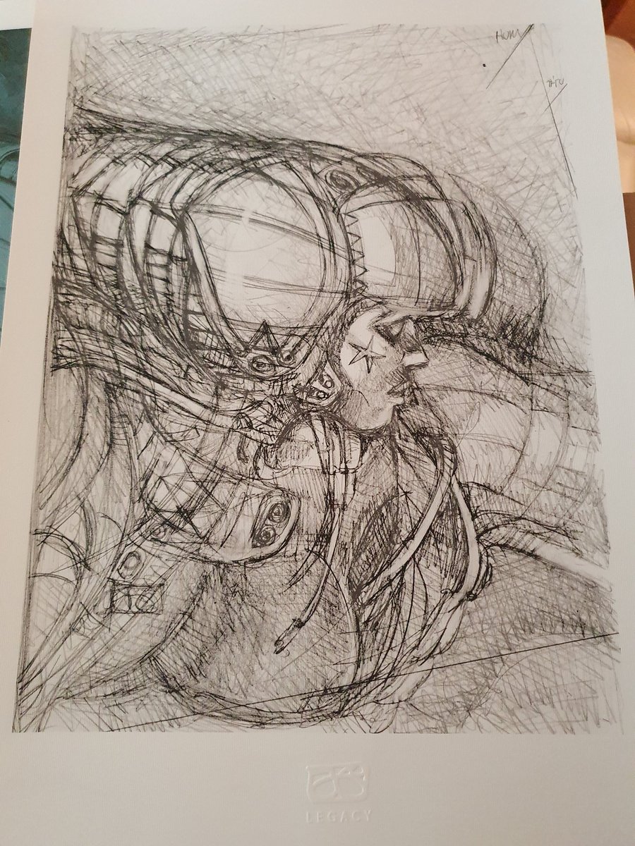 SunesisMusic's tweet photo. They arrived! Certified and limited illustrations from Juan Gimรฉnez, famous ๐ฆ๐ท illustrator #juangimenez #heavymetal #metabarons #thefourthpower https://t.co/xoQJGjKf9x
