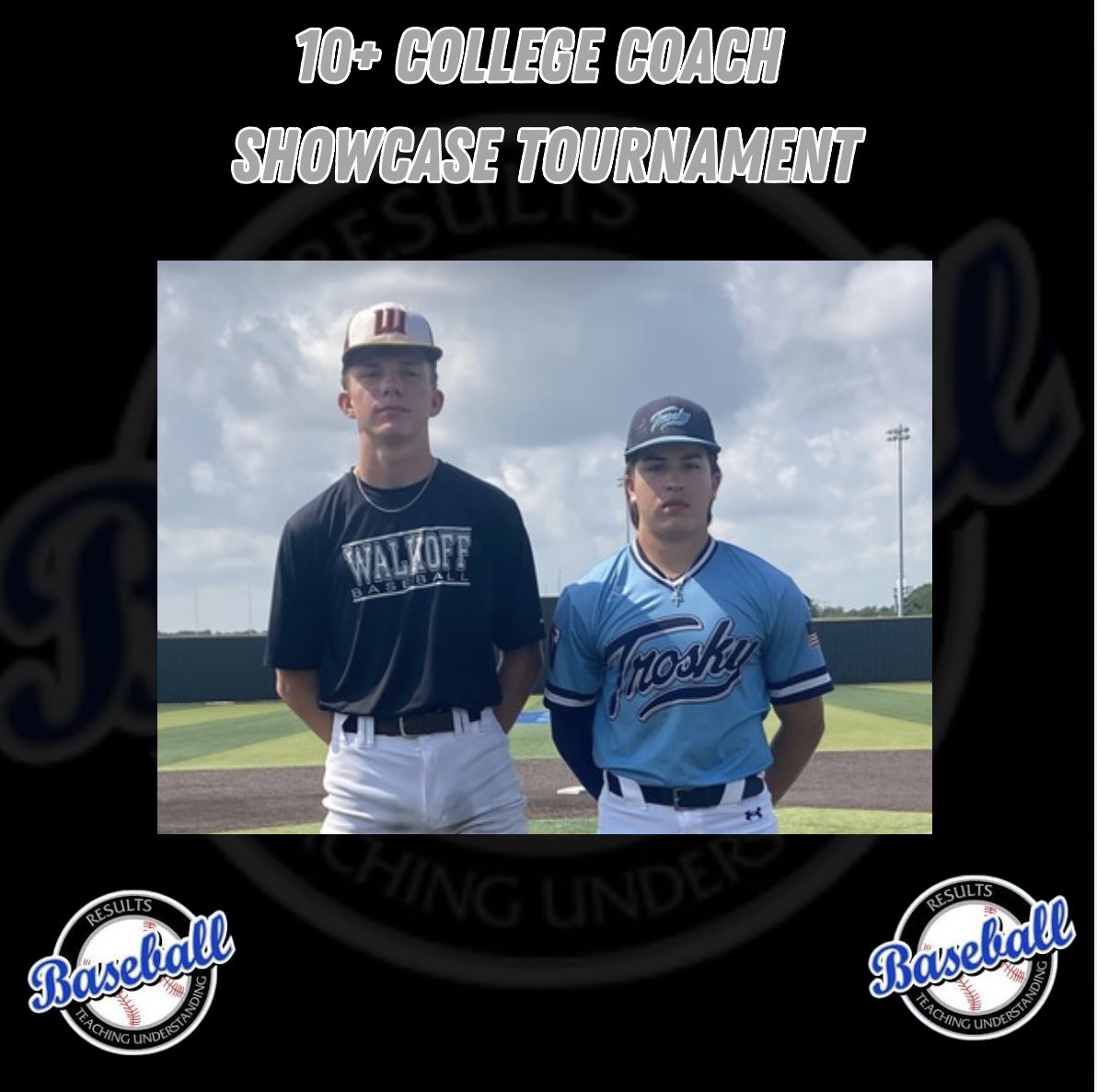 RBTournaments.com
10+ College Coach Showcase Tournament

Walkoff
🆚
Trosky Southwest

PoG: Derick Cole 1-2, 2 RBI
Jacob Aguilar 3 IP, 4 K

⚾️ 10+ College Coaches Attending and Meeting with ALL Teams ⚾️

#RBTournaments