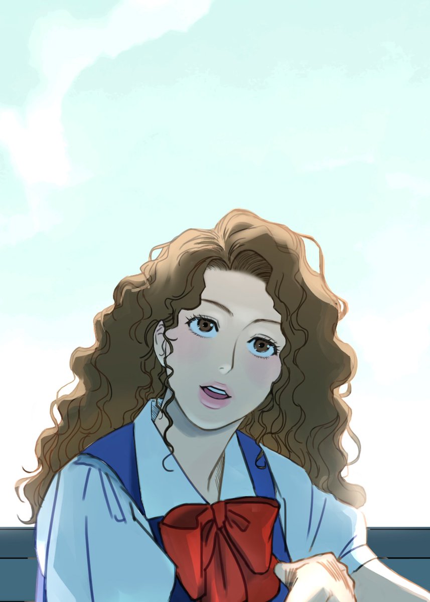Banghwa_bum's tweet photo. 태섭한나 카페 열린김에 협력 그림 얼굴이 잘 안보여서 올리는 내그림 https://t.co/fsgiQlgt6W