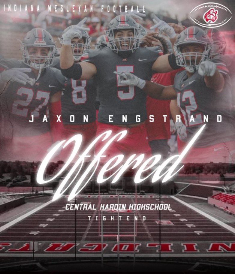 Jaxon Engstrand (@engstrand_jaxon) on Twitter photo After a great call with <a href="/CoachJDutton/">John Dutton</a> I’m blessed to receive an offer from Indiana Wesleyan! <a href="/coach_engstrand/">Coach Chris Engstrand</a> After a great call with <a href="/CoachJDutton/">John Dutton</a> I’m blessed to receive an offer from Indiana Wesleyan! <a href="/coach_engstrand/">Coach Chris Engstrand</a>