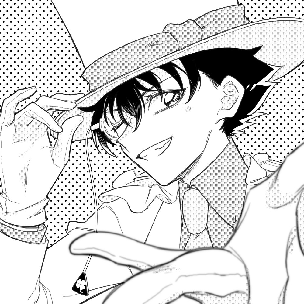 名探偵コナン（まじっく快斗）/怪盗キッド 67日目：ケケッ！って感じ