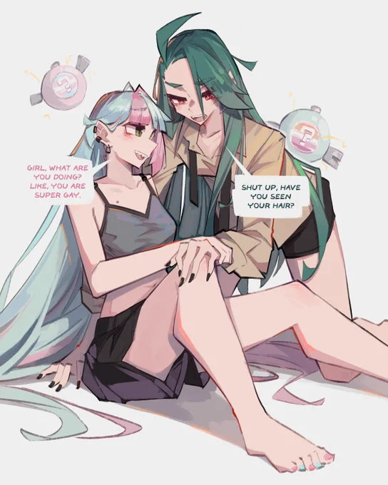 Rika and Iono have a "No u" battle about being gay#ナンジャモ #iono #POKEMON 