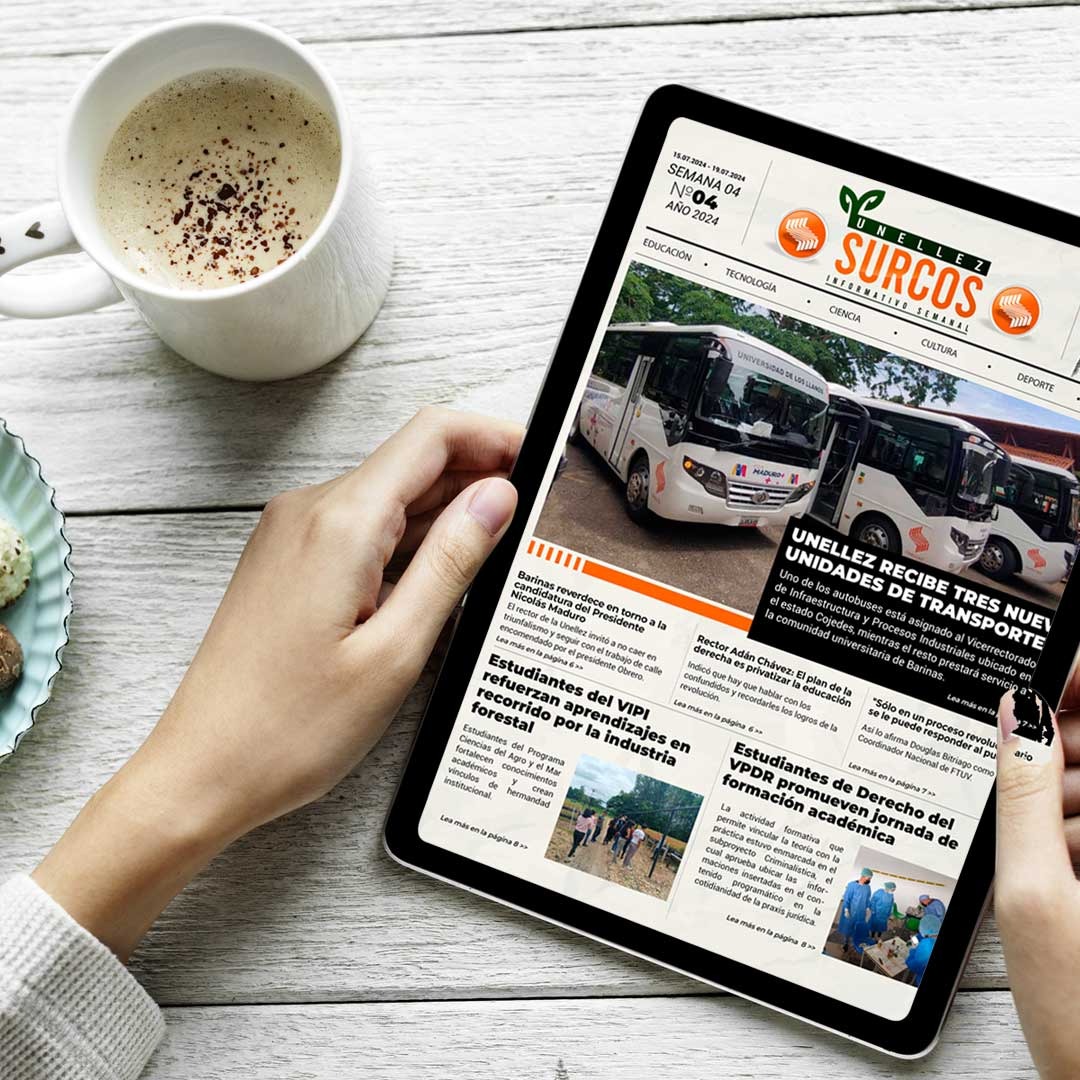 🌱📰 Hoy les presentamos la 4ta edición de Surcos, el Semanario Informativo de la #Unellez. 

¡Te esperamos en las páginas de Surcos! 🧡
 
drive.google.com/file/d/1EgI-3y…

#UnellezOficial #SurcosUnellez #Surcos2024