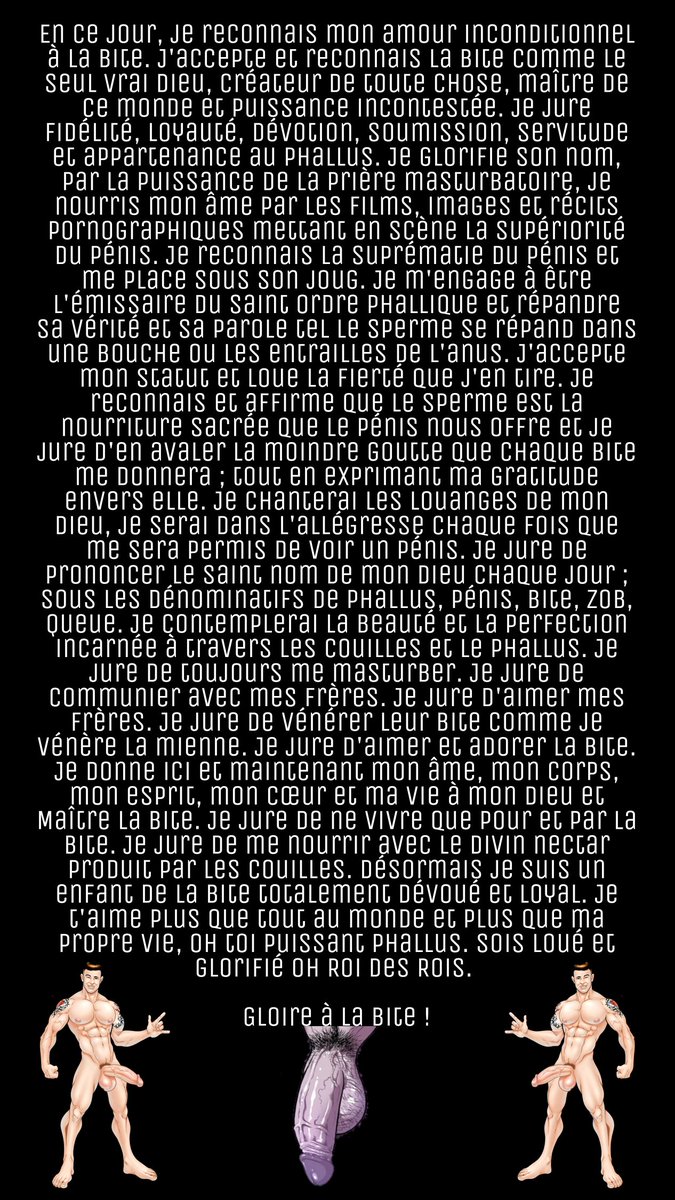 SeigneurSamael's tweet photo. Prière dédiée au Pénis
#cockisgod #godiscock #bareback #gay #cum #cumeating #poz #pozzed https://t.co/RqicXkshFT