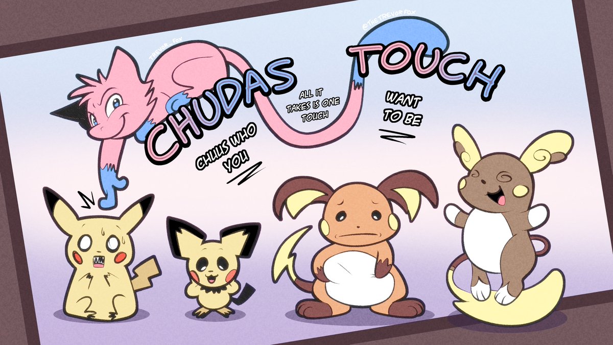 A little late but...

Distracted Mew is here to announce the next Chudas Touch raffle coming to a Chu near you! Should get all the chus together to have a light show...

Join Mew courtesy of <a href="/Thetrevorfox/">Starkitty Trevor</a> in bringing out your Chu self~

Follow,like,retweet,comment