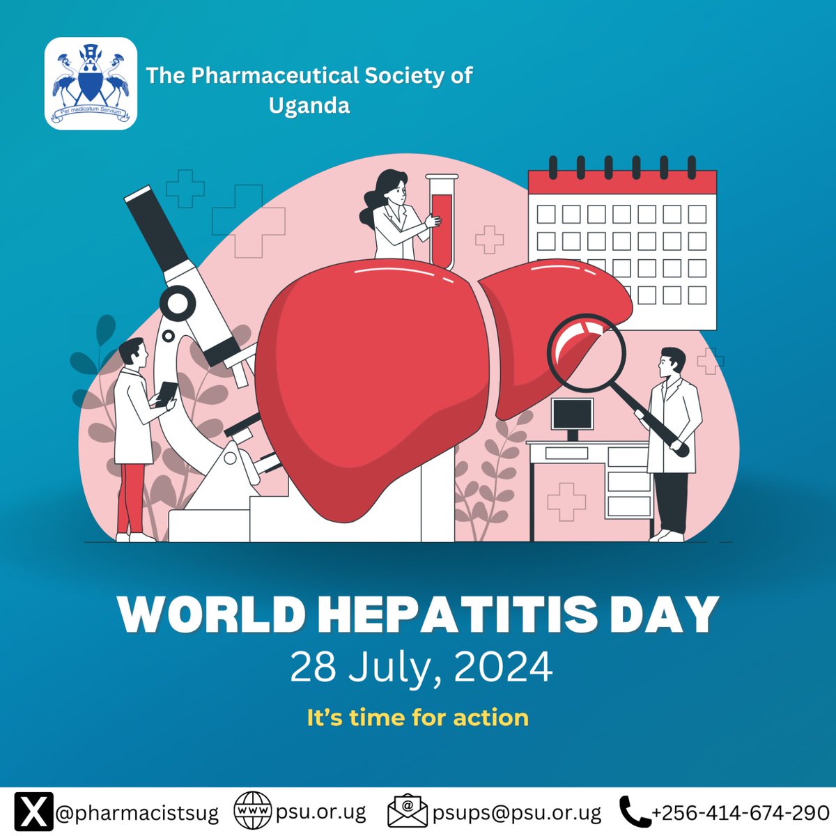PharmacistsUg's tweet image. 💡 Did you know? Pharmacists can play a crucial role in hepatitis prevention &amp;amp; treatment! Let's take action:
✍️ Raise awareness about hepatitis risks
💊 Increase vaccination rates
🔬 Improve access to screening &amp;amp; treatment
#WorldHepatitisDay #HepatitisAwareness #PharmacistsCare