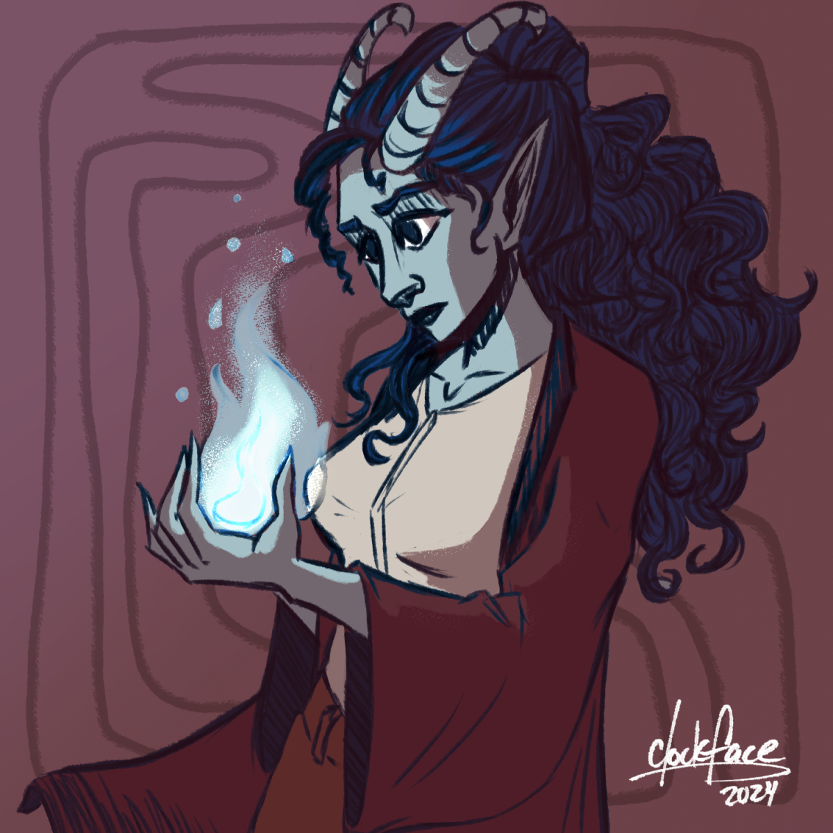 ClockFacePart23's tweet image. I started #artfight2024  late but here is what I did last week! And I hope to get a few more done before it's finished. 

#artfight2024seafoam #digitalart