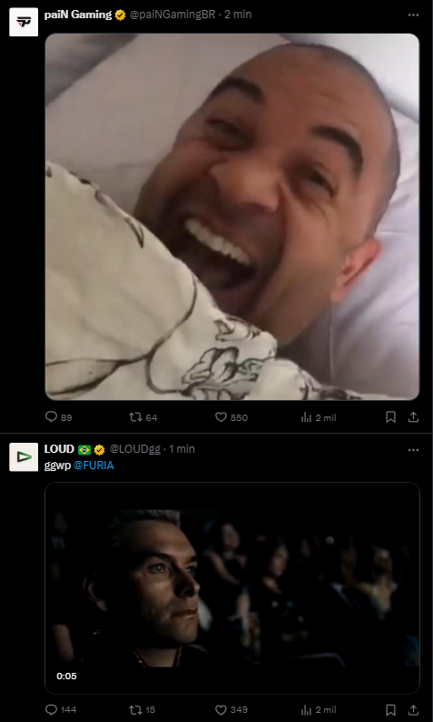 CBLOL tweet media