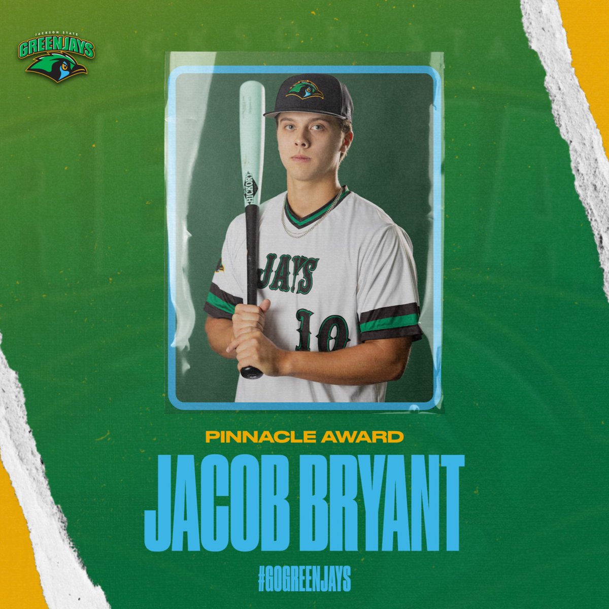 Congratulations to our very own Jacob Bryant (Medina, TN) on earning the Pinnacle Award for earning the highest graduating GPA! Jacob was also named to 1st Team NJCAA All-Academic Team! #RollJays #TheStandard
