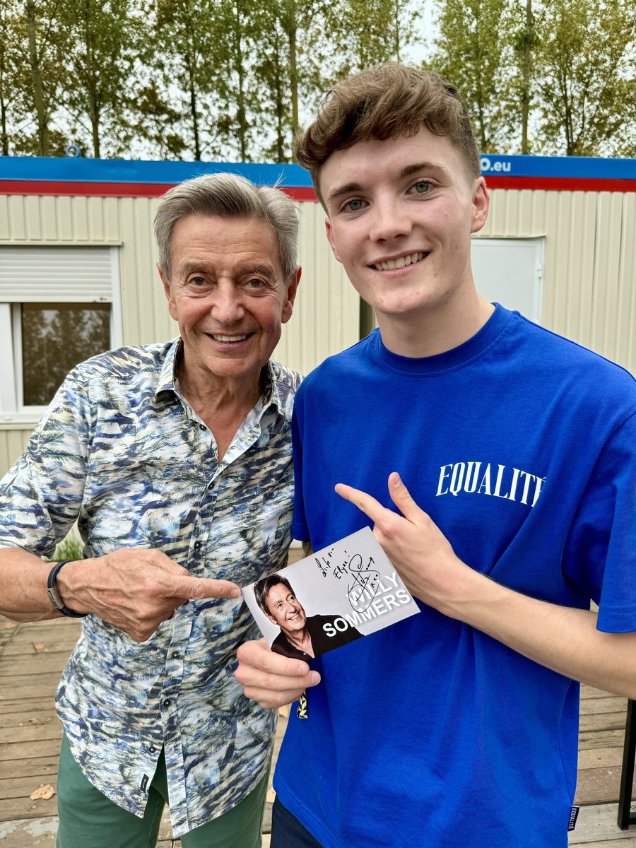 Onze grote meneer Willy mogen interviewen vandaag.. 🤩🎥❤️