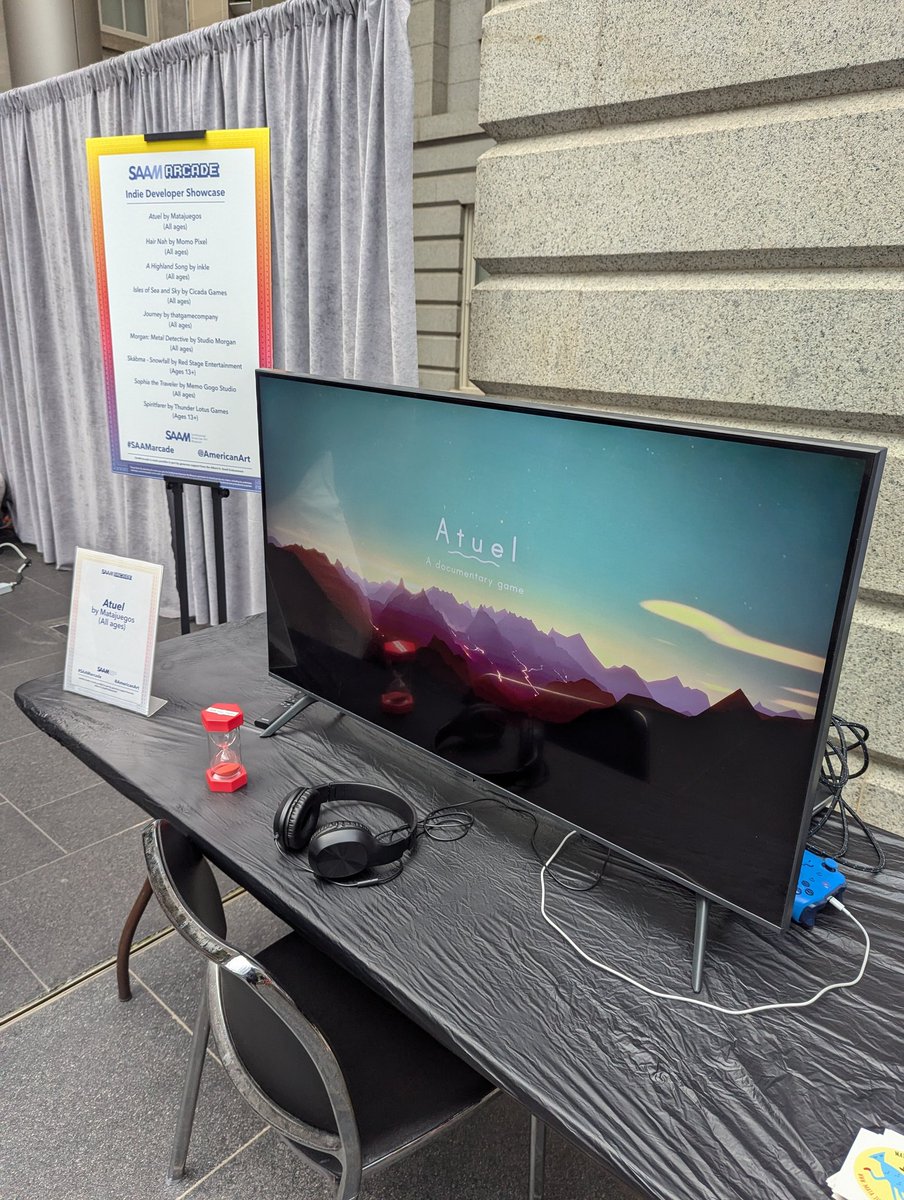 matajuegos_coop's tweet photo. Algunas fotos de #SAAMArcade en el @Smithsonian @AmericanArt Museum en Washington D.C., ¡donde se exhibe Atuel! https://t.co/MtZlN4ITeZ