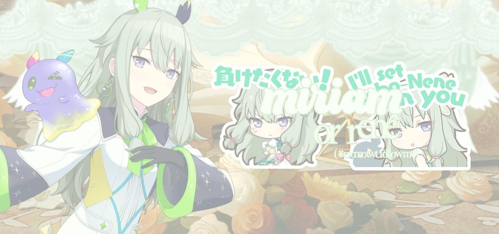 ㅤ #PROMOTWT 
ㅤㅤㅤ𝜗℘    ︵  mutual searching  #011   

ㅤㅤmiriam  🇸🇴🇺🇲 ㅤ〻ㅤshe  they  fleur
ㅤㅤㅤminor ㅤ⟆ㅤread website byf
ㅤㅤ kpop, bandori, ila, pjsk, alnst, milgram, d4dj, + more
ㅤㅤㅤㅤno dni  ,  ㅤㅤ↻ /  ♡ to be moots  .ᐟ