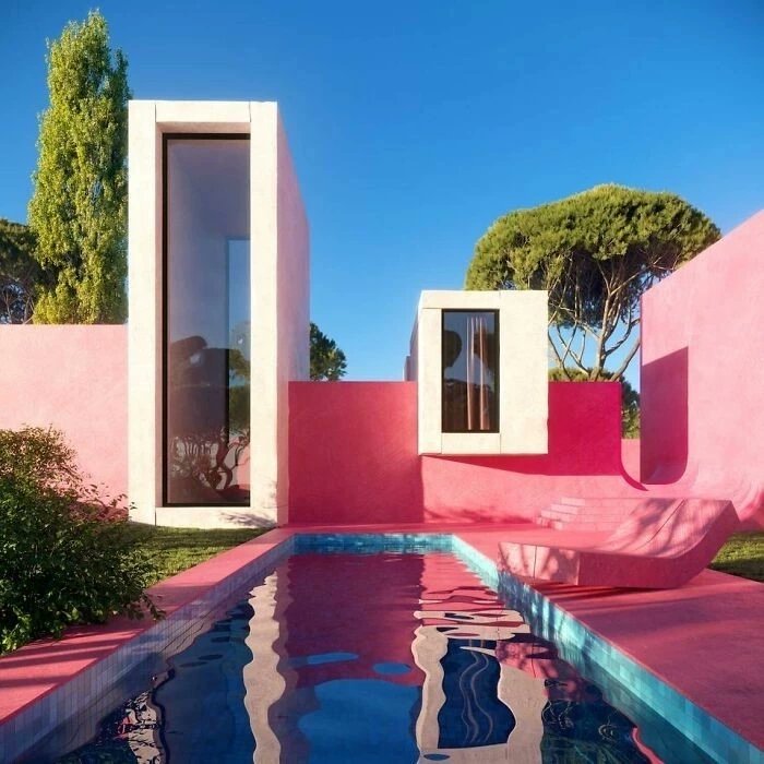 Some stunning archishapes images to add to your daily inspo 🌈💎🤍

#art #exterior #architecture #archishapes #miamiartdeco #mexico #villas #luxuryarchitecture #80sarchitecture