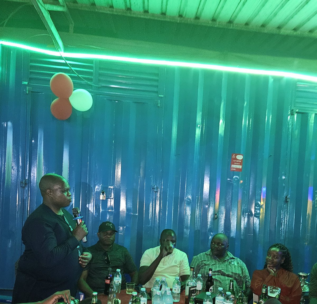MaangiJoash's tweet photo. Joined other Kenyans in bidding fairwell to Kamau Njoroge,  the outgoing MD of AirTel Uganda. Mr Kamau is moving back to Kenya. It gives me great pleasure to see our brothers and sisters doing very well out here. https://t.co/r8yck11HzH