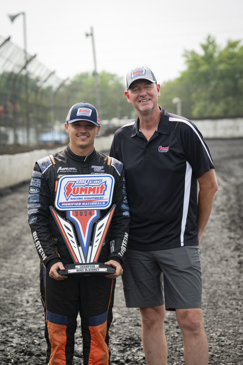 DIRTcar Summer Nationals (@summernationals) on Twitter photo Jim Greenleaf, <a href="/SummitRacing/">summitracing</a> Motorsports & Events Manager, helps make it officialโฆ.
Congratulations to <a href="/Mike_McKinney/">Mike McKinney</a> on winning the ๐๐๐๐ ๐๐ฎ๐ฆ๐ฆ๐ข๐ญ ๐๐๐๐ข๐ง๐ ๐๐ช๐ฎ๐ข๐ฉ๐ฆ๐๐ง๐ญ ๐๐จ๐๐ข๐๐ข๐๐ ๐๐๐ญ๐ข๐จ๐ง๐๐ฅ๐ฌ championship! Jim Greenleaf, <a href="/SummitRacing/">summitracing</a> Motorsports & Events Manager, helps make it officialโฆ.
Congratulations to <a href="/Mike_McKinney/">Mike McKinney</a> on winning the ๐๐๐๐ ๐๐ฎ๐ฆ๐ฆ๐ข๐ญ ๐๐๐๐ข๐ง๐ ๐๐ช๐ฎ๐ข๐ฉ๐ฆ๐๐ง๐ญ ๐๐จ๐๐ข๐๐ข๐๐ ๐๐๐ญ๐ข๐จ๐ง๐๐ฅ๐ฌ championship!