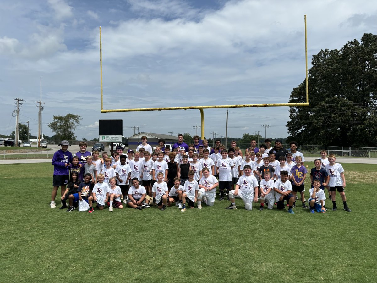 62 campers at the 4th Annual LC football free kids camp. Thanks to Catbackers for sponsoring shirts. Thanks to players and coaches for donating time!