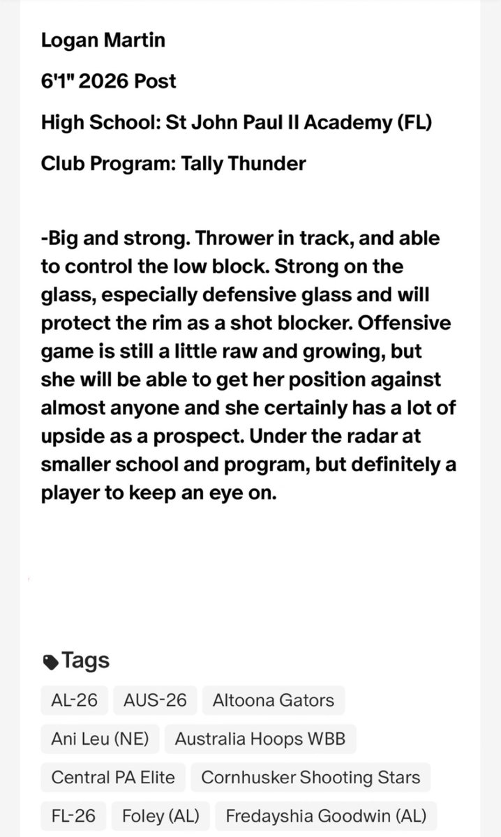 Write up from Five State Hoops!