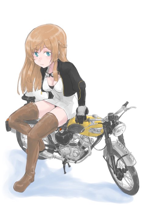 らぶっち×トライアンフ タイガーT20
あとでネットプリントにもアップするッス。
 #米良渕花浪生誕祭 