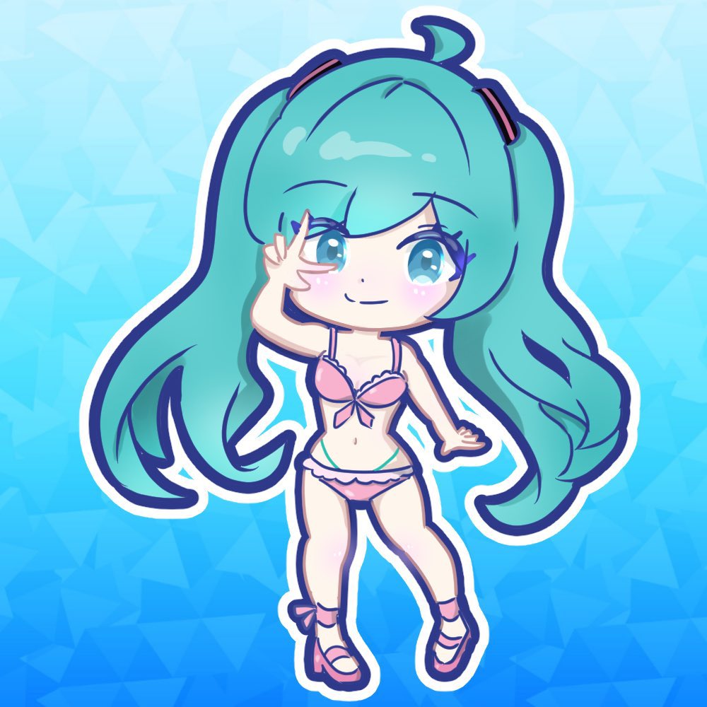 初音ミク「おはよーございます今日は授業あるから頑張るンゴ(*'^'*)」#初音ミク 」|高橋ぺんたごんのイラスト