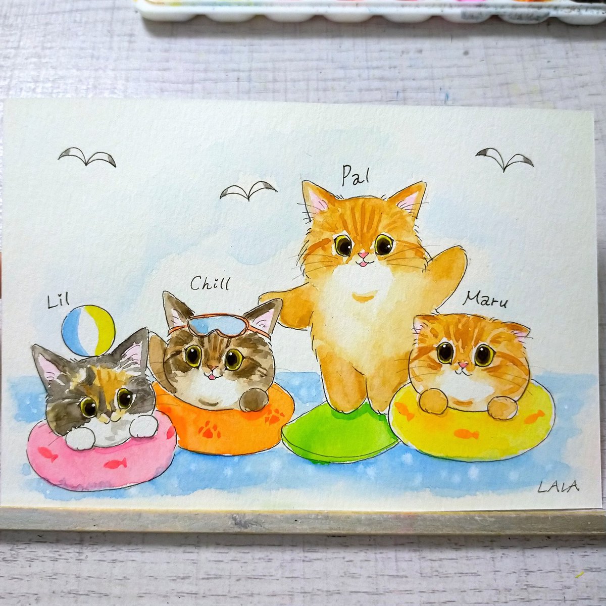 ララ✧猫専門イラストレーター (@lalastamp) / Posts / X