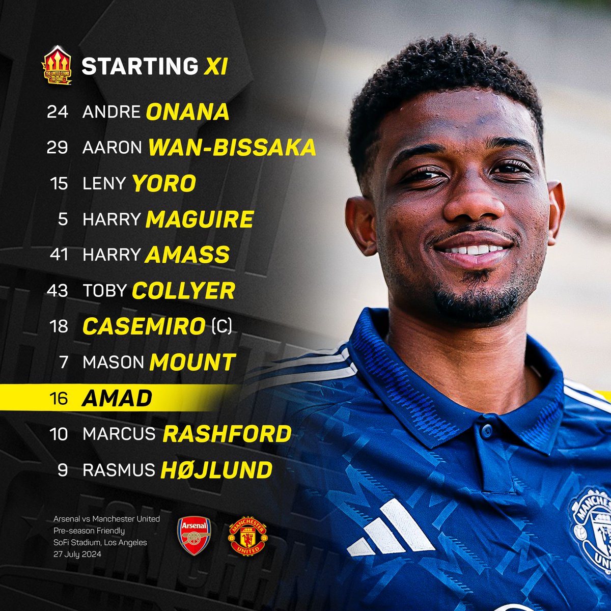 🔴 UNITED STARTING XI ft. RH9! #mufc 

Thoughts on the team? 👇