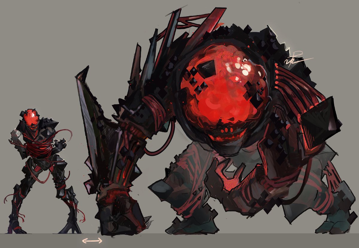 That’s a big boi 
A SIVA ogre could run on all fours and charge the player, sorta screeb but less.. self-destructive 
#Destiny2Art #Destiny2AOTW